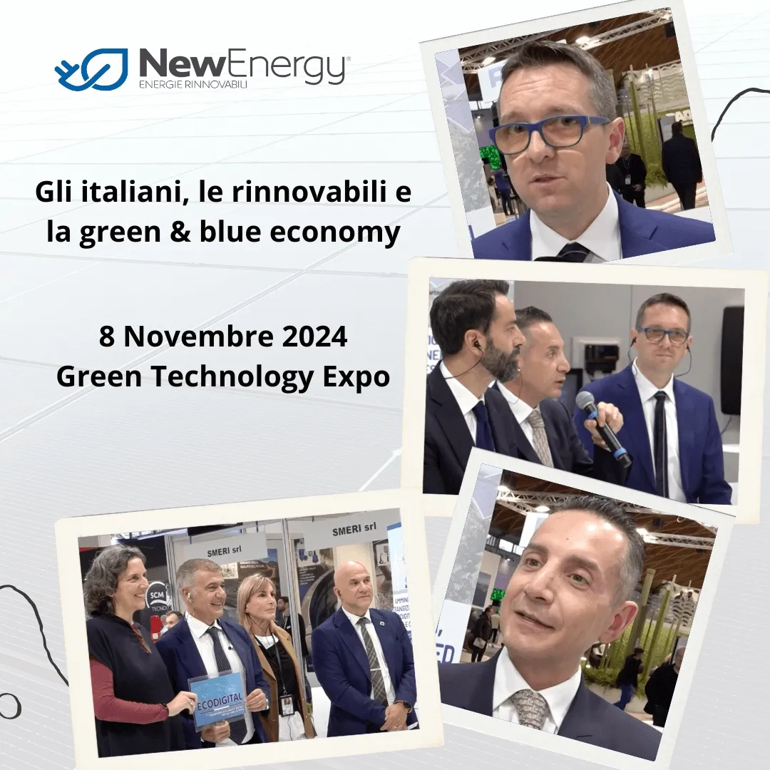 Daniele Braccia interviewed at the Ecomondo 2024 stand, Green Technology Expo
