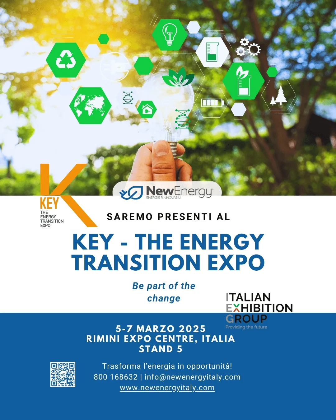 Announcement of New Energy’s participation in KEY 2025, Rimini